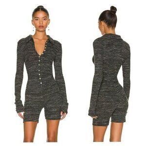 Lovers and Friends Peyton Romper - Heather Charcoal